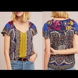Anthropologie Moulinette Soeurs | Boho Vibes Blouse